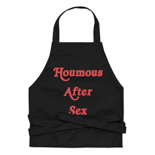 Black & Red Organic cotton apron