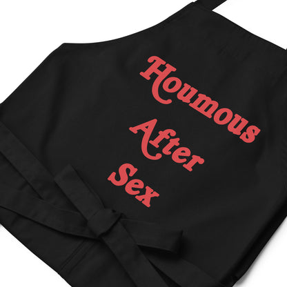 Black & Red Organic cotton apron